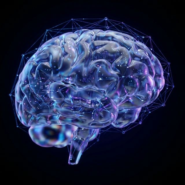 AI Integration Neon Visualization